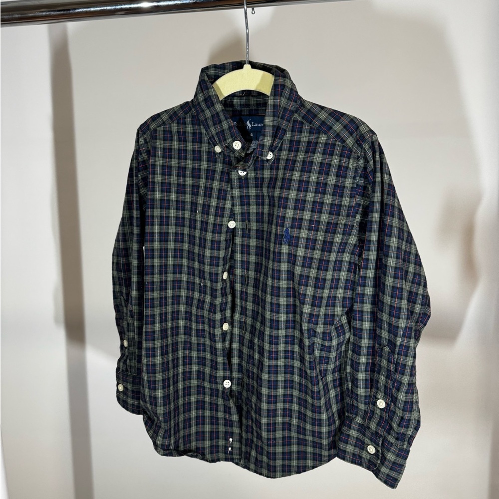 Ralph Lauren Plaid Shirt Toddler Boy